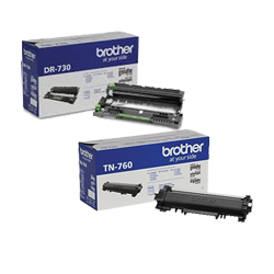 ~BRAND NEW ORIGINAL BROTHER DR730 / TN760 HIGH YIELD LASER TONER CARTRIDGE DRUM UNIT COMBO PACK